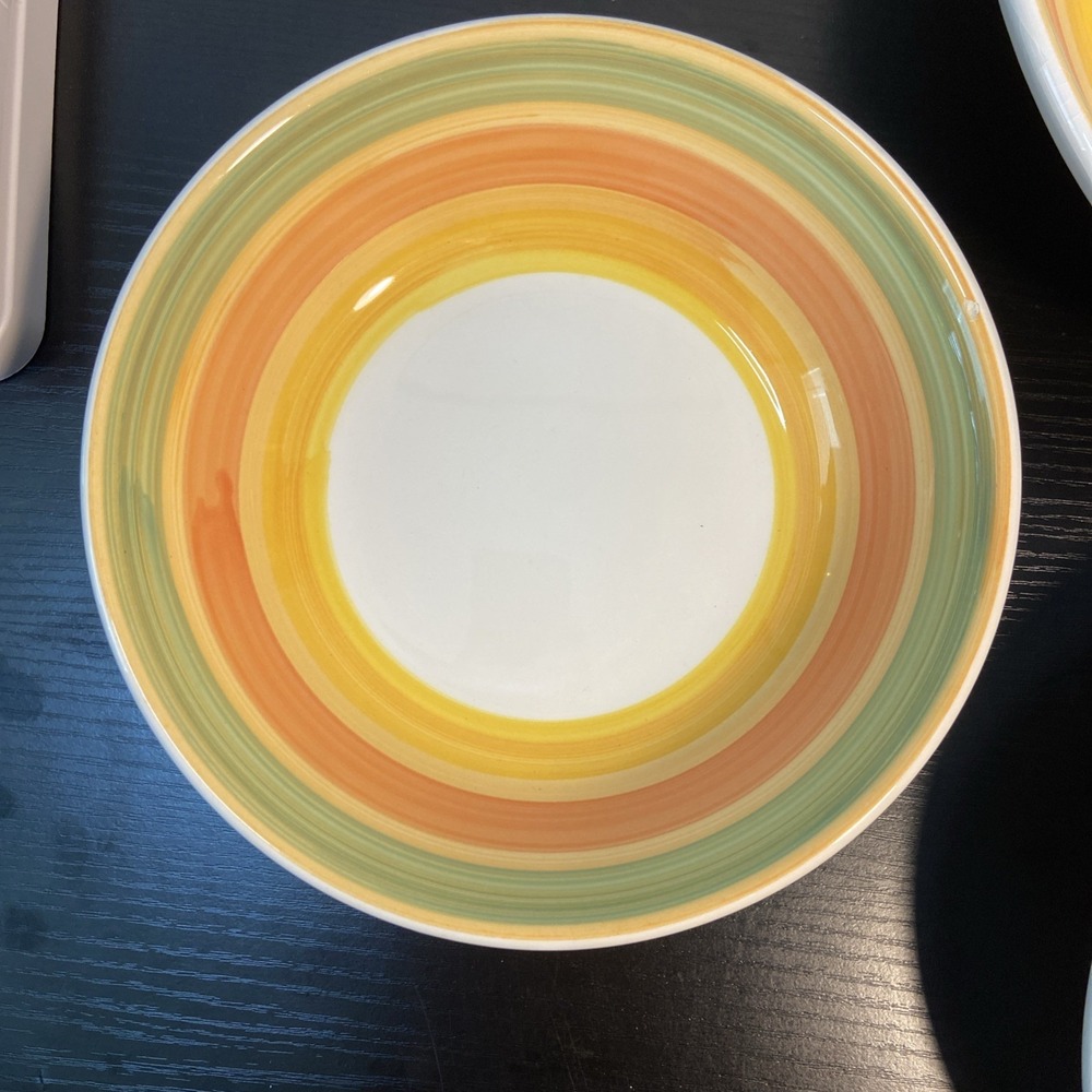 Tre Ci  Made in Italy  Large PASTA SERVING BOWL  Ceramic - 14" +4 Bowls - Picture 3 of 16